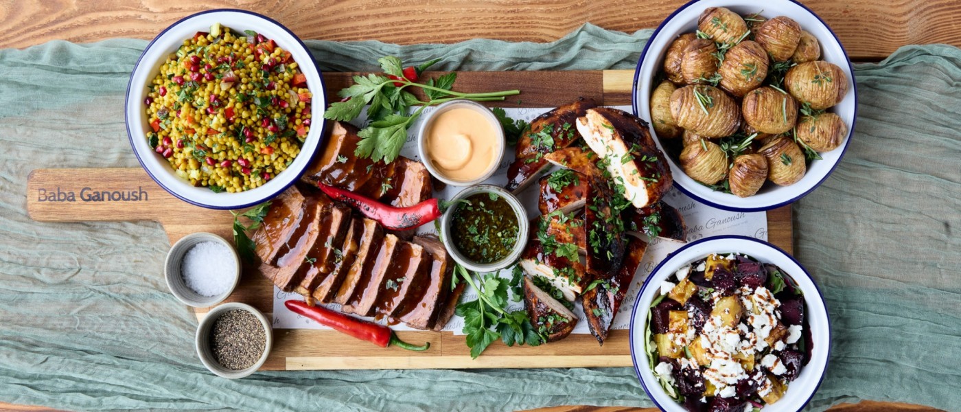 BBQ Brisket & BBQ Glazed Chicken Sharing