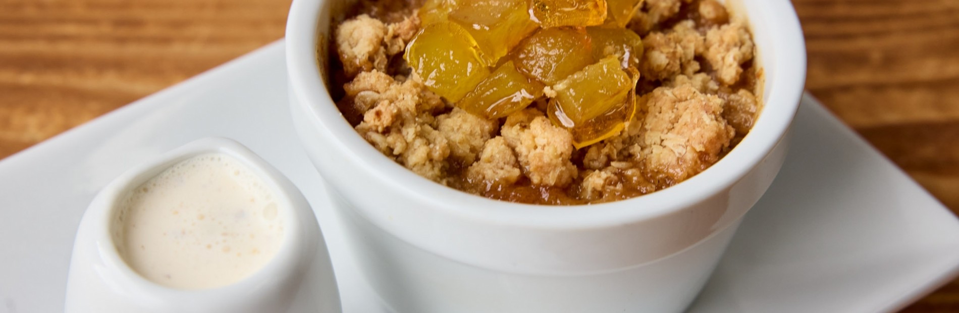 Apple Crumble with Black Cardamom Cream3