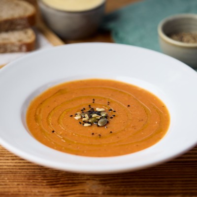 Slow Roasted Tomato Soup with Toasted Seeds (VE)2 (1)