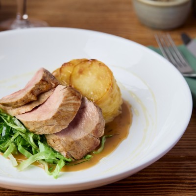 Yorkshire Pork Tenderloin, Boulangère, Ampleforth Cabbage, Scrumpy Reduction 2 (1)