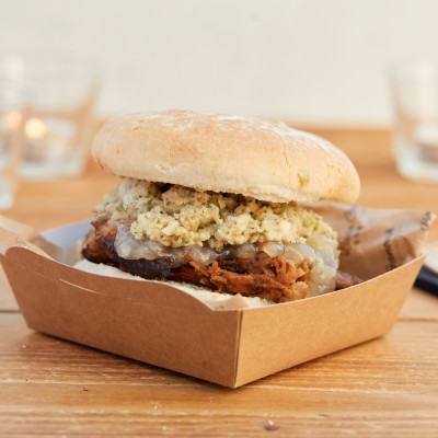 Pork Stuffing and Apple Hot Sandwich (1)