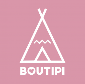 BOUTIPI LOGO (Pink background.white logo)